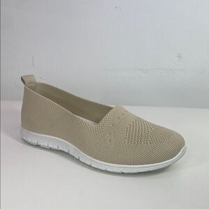 Women's Beige Slip-On Shoes